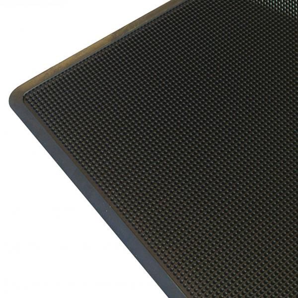 Mat Outdoor Rubber Brush Scraper (Black) | M