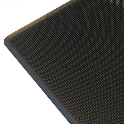 Mat Outdoor Rubber Brush Scraper (Black) | M