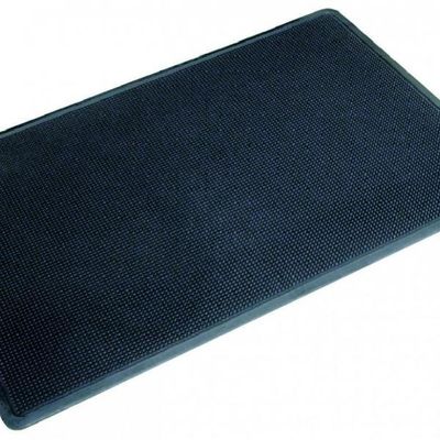 Mat Outdoor Rubber Brush Scraper (Black) | M