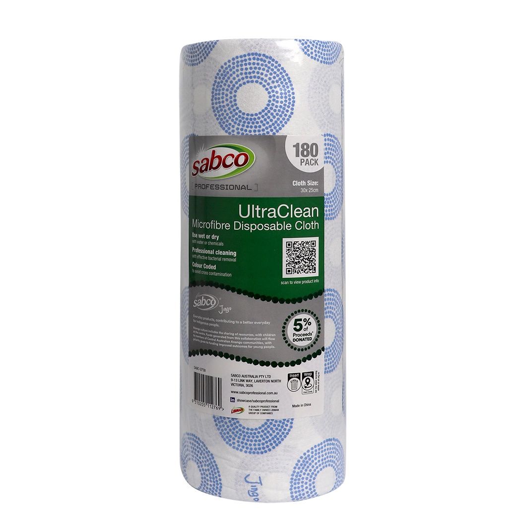 Microfibre Cloths Disposable 300x250mm | S / Pack (180)