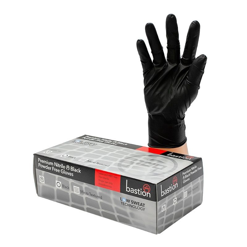 Glove Premium Nitrile Black Powder Free | B