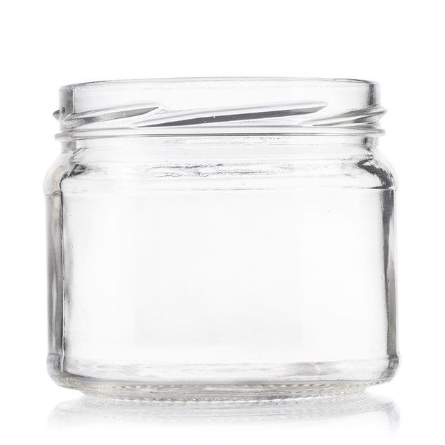 Glass Jar 300ml Flint Glass 82mm Twist | P / Carton (10)