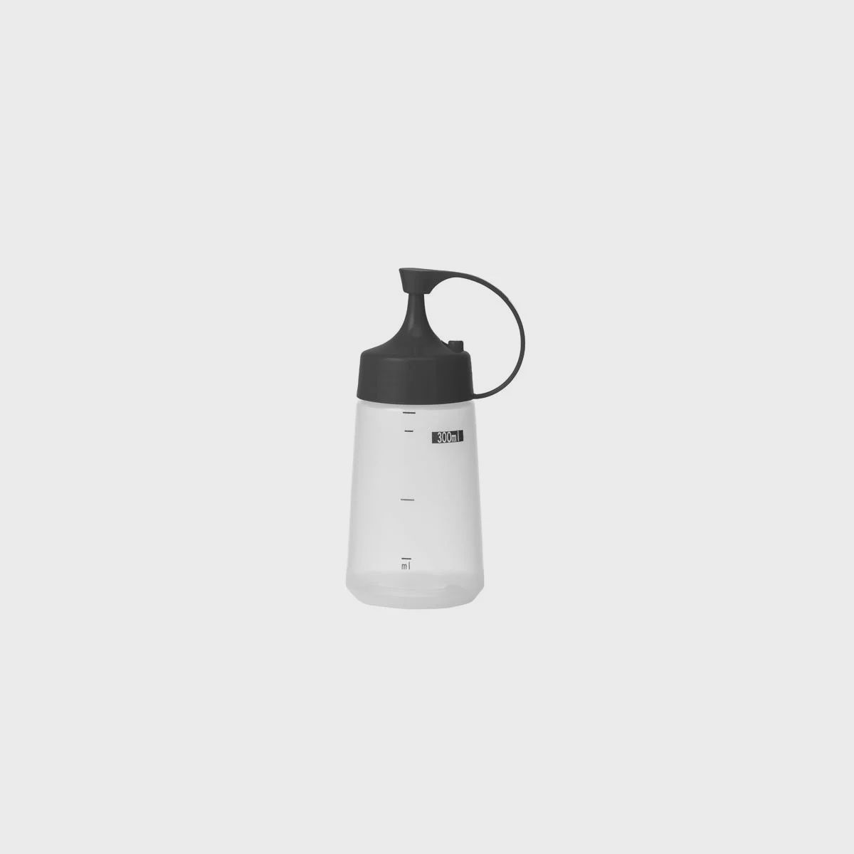 Sauce Bottle Soft Squeeze 300ml Black Cap | TO