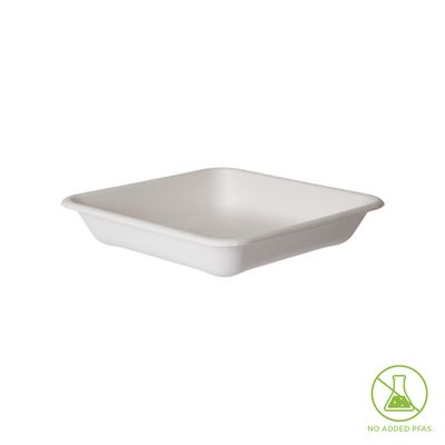 Container Square Sugarcane 8&quot; | D