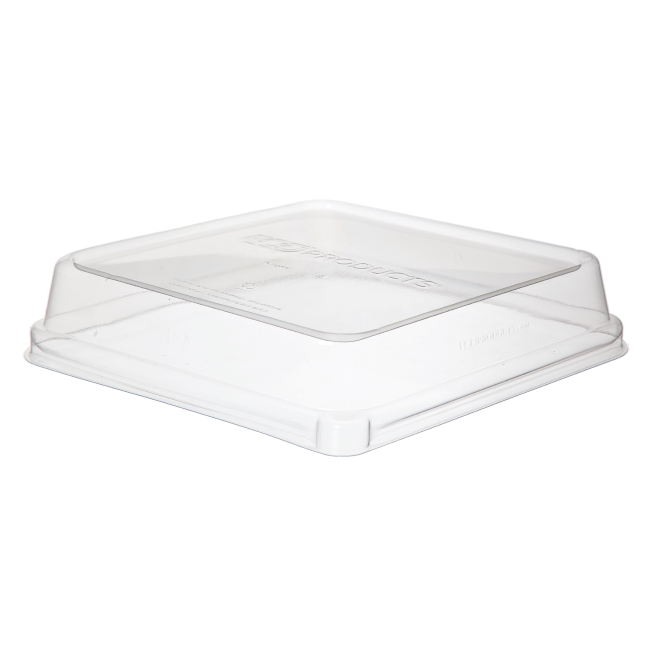 Container Square Sugarcane 8&quot; Lid | D