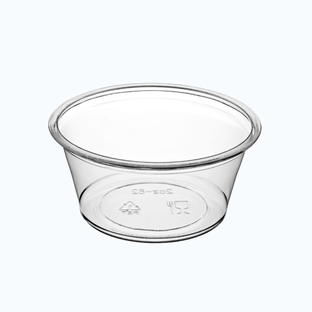 Container Round Plastic 2oz (60ml) (NO LIDS)