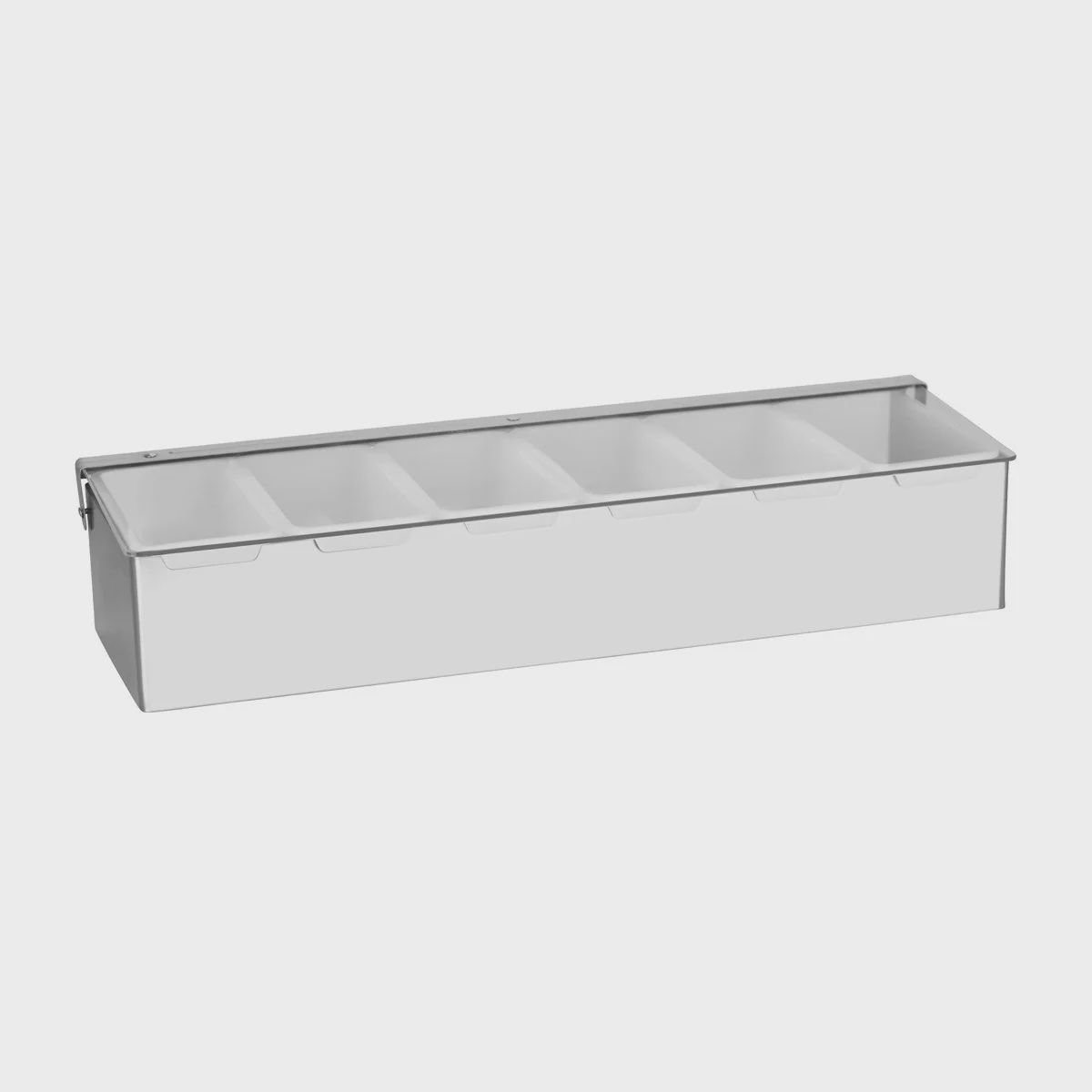 Condiment Dispenser 6 Compartment Stainless Steel | TO
