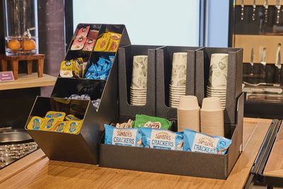 Cup and Condiment Organiser Black 6 | TO
