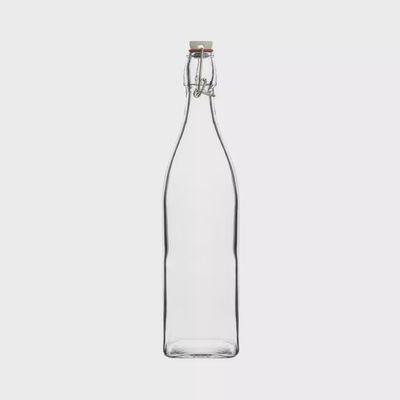 Glass Water Bottle Square 1L | T / Carton (12)
