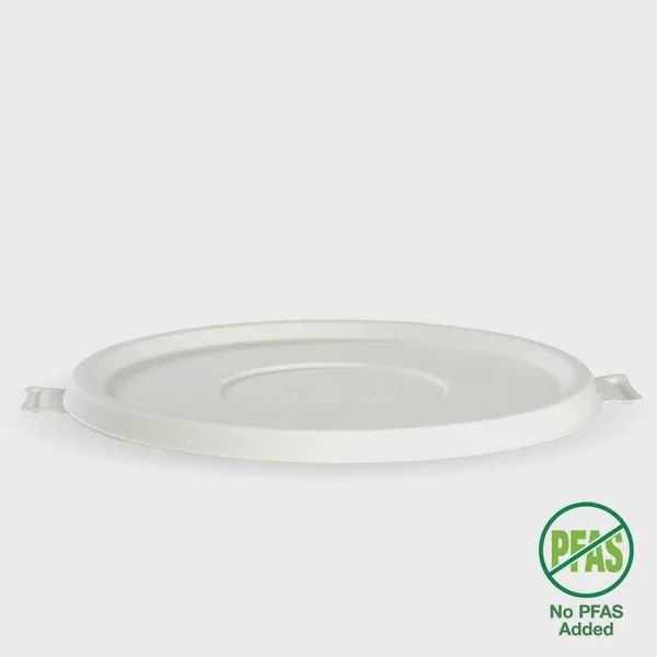 Bowl Lid BioCane Natural Fibre White (24oz-48oz) | B
