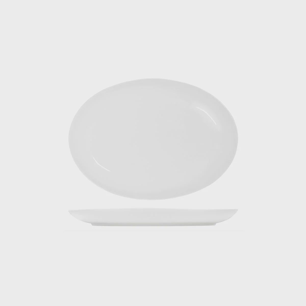 Platter White Core Oval Coupe (355x260mm)