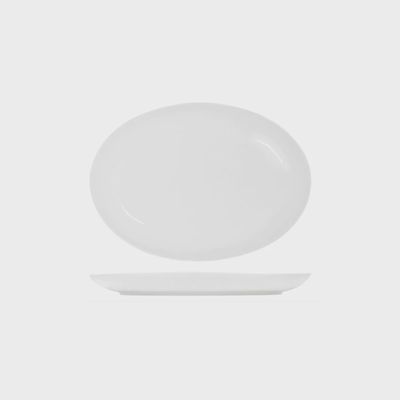 Platter White Core Oval Coupe (355x260mm)