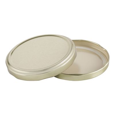 Glass Jar 82mm Twist Lid Gold | P / Carton (12)