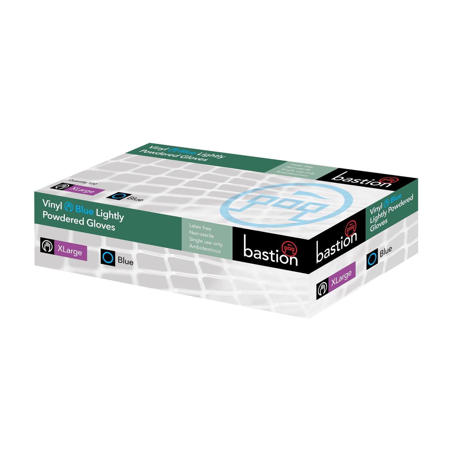 Glove Vinyl Clear Lightly Powdered | B / Extra Large*
