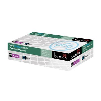 Glove Vinyl Clear Lightly Powdered | B / Extra Large*