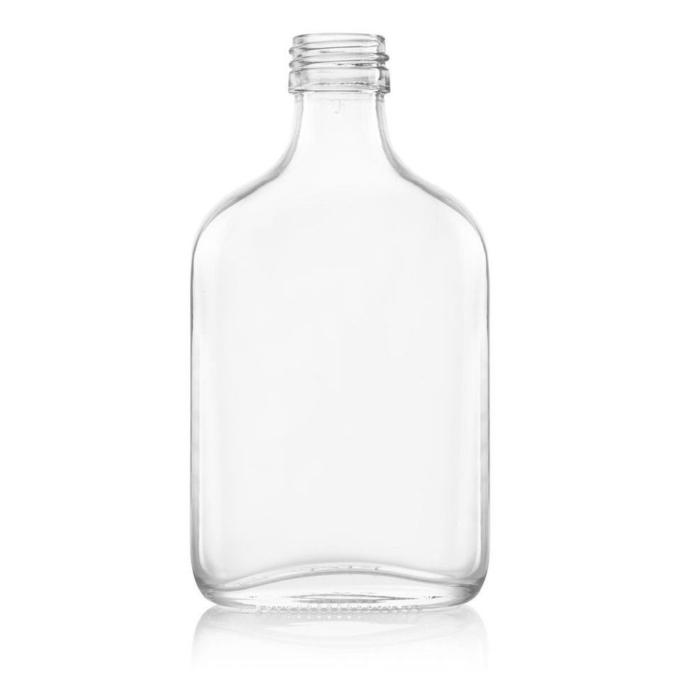 Glass Bottle 200ml Flask PP28S Neck Finish | P / Carton (24)