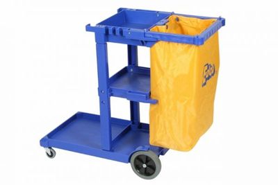Janitor Cart Blue | E