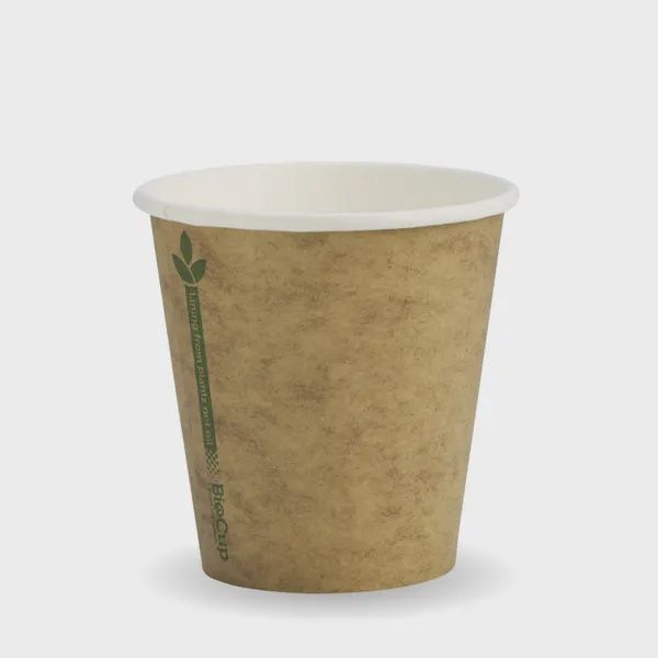 Cup Coffee BioCup Kraft Green Line SW 6oz (80mm) | B