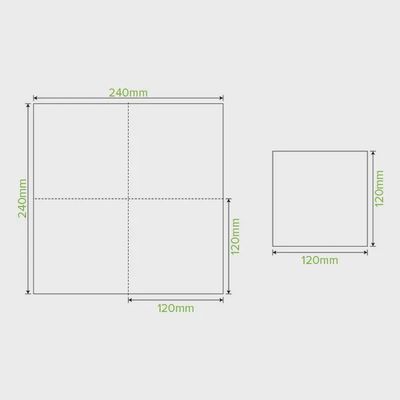 Napkin Cocktail 2ply Kraft | B