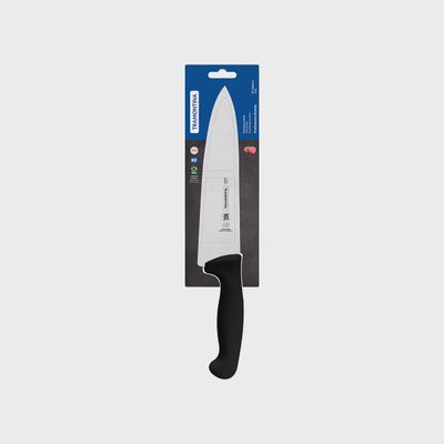 Knife Professional Master Black Extra Wide w Straight Edge (200mm) | TO