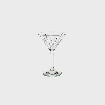 Polycarbonate Martini Diamond Cut (235ml) | TO / Carton (4)