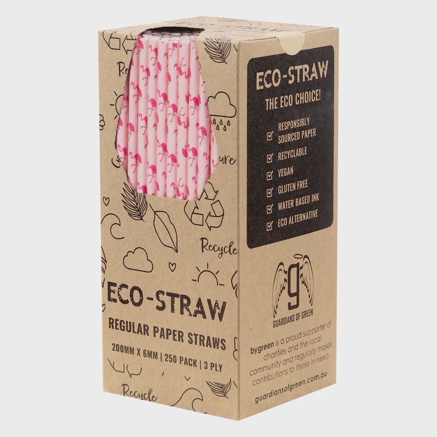 Straw Paper Regular 3ply Flamingo | B
