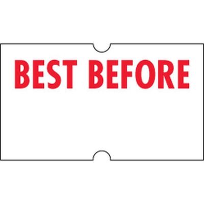 Food Label Best Before (Permanent) | F