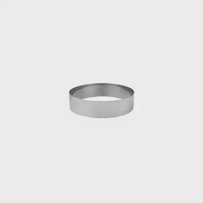 Tart Ring Stainless Steel D120mm x H45mm | T