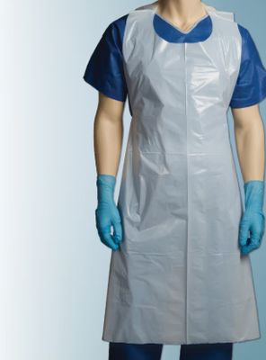 Apron Polyethylene Disposable White (1250mm) | B
