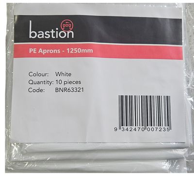 Apron Polyethylene Disposable White (1250mm) | B