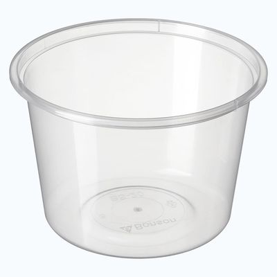 Container Round Plastic BS-20 (530ml) Freezer Grade | B / Carton (500)