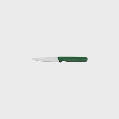 Knife Professional Paring Serrated 100mm (Green) | TO