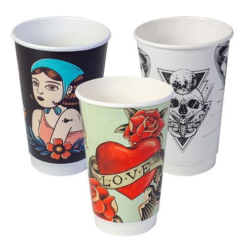 Cup Coffee Ink DW 16oz (90mm) | E