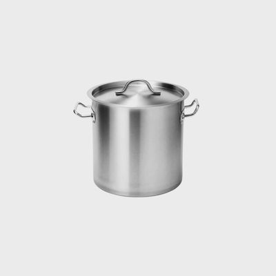 Stockpot with Lid Stainless Steel Force Tri-Ply (12L) | TO