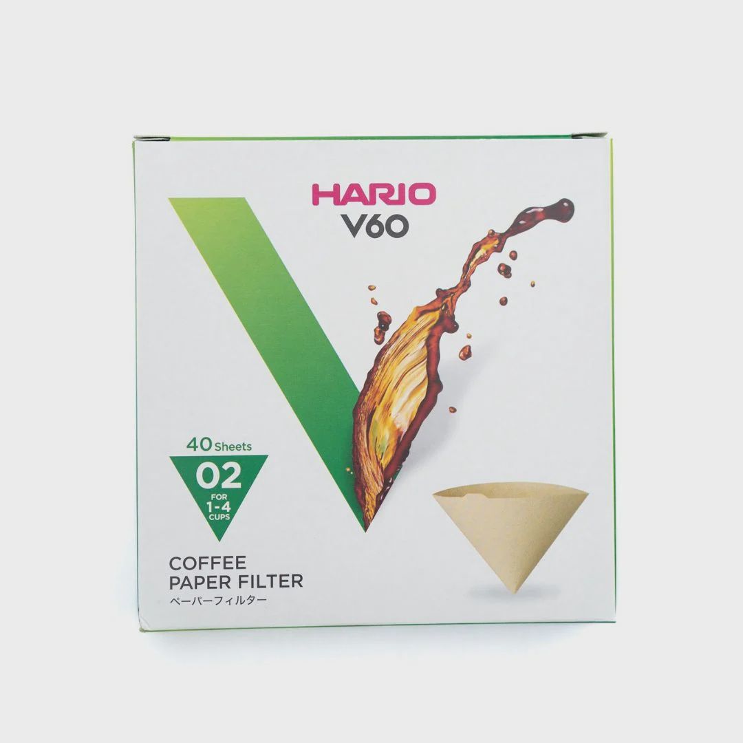 Coffee Filter Paper V60 (1-4 Cups) | C / Box (40 Sheets)