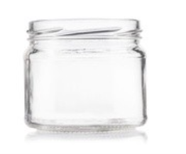 Glass Jar 300ml Flint Glass 82mm Twist | P / Carton (20)