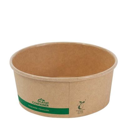 Container Round Heavyboard Kraft (Salad) 24oz | E