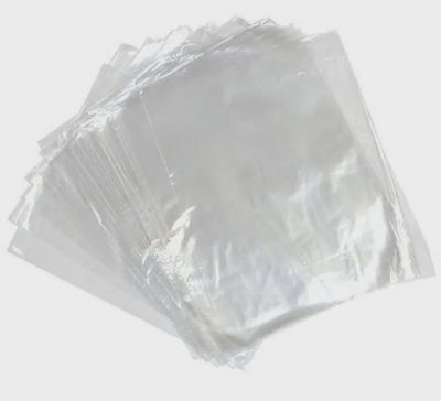 Bag Plastic Poly Food Grade 310x120+50mm 50um | C