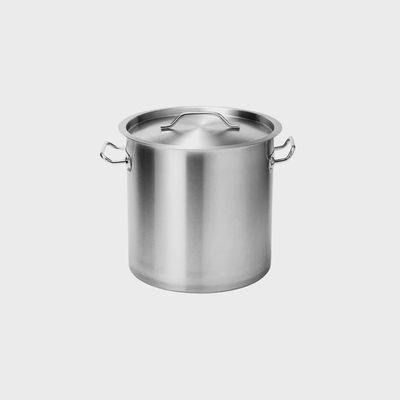 Stockpot with Lid Stainless Steel Force Tri-Ply (17L) | TO