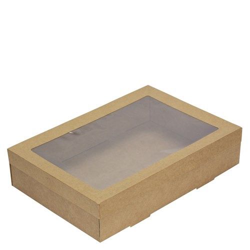 Catering Tray 2 (Medium Rectangle) Bundle with Lid | E / Carton (100)
