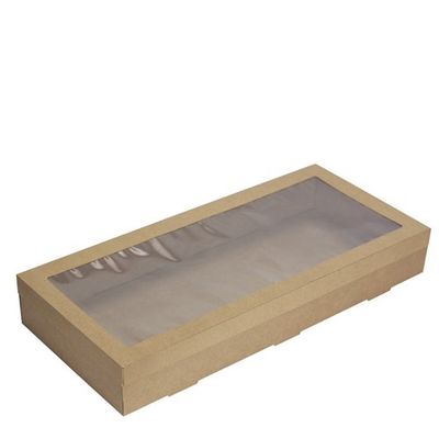 Catering Tray 3 (XLarge Rectangle) Bundle with Lid | E / Carton (50)