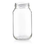 Glass Jar 500ml with Lid (63mm) Black | P / Carton (24)