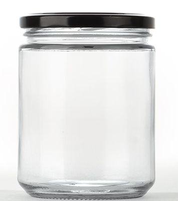 Glass Jar 250ml with Lid (63mm) Black | P / Carton (28)