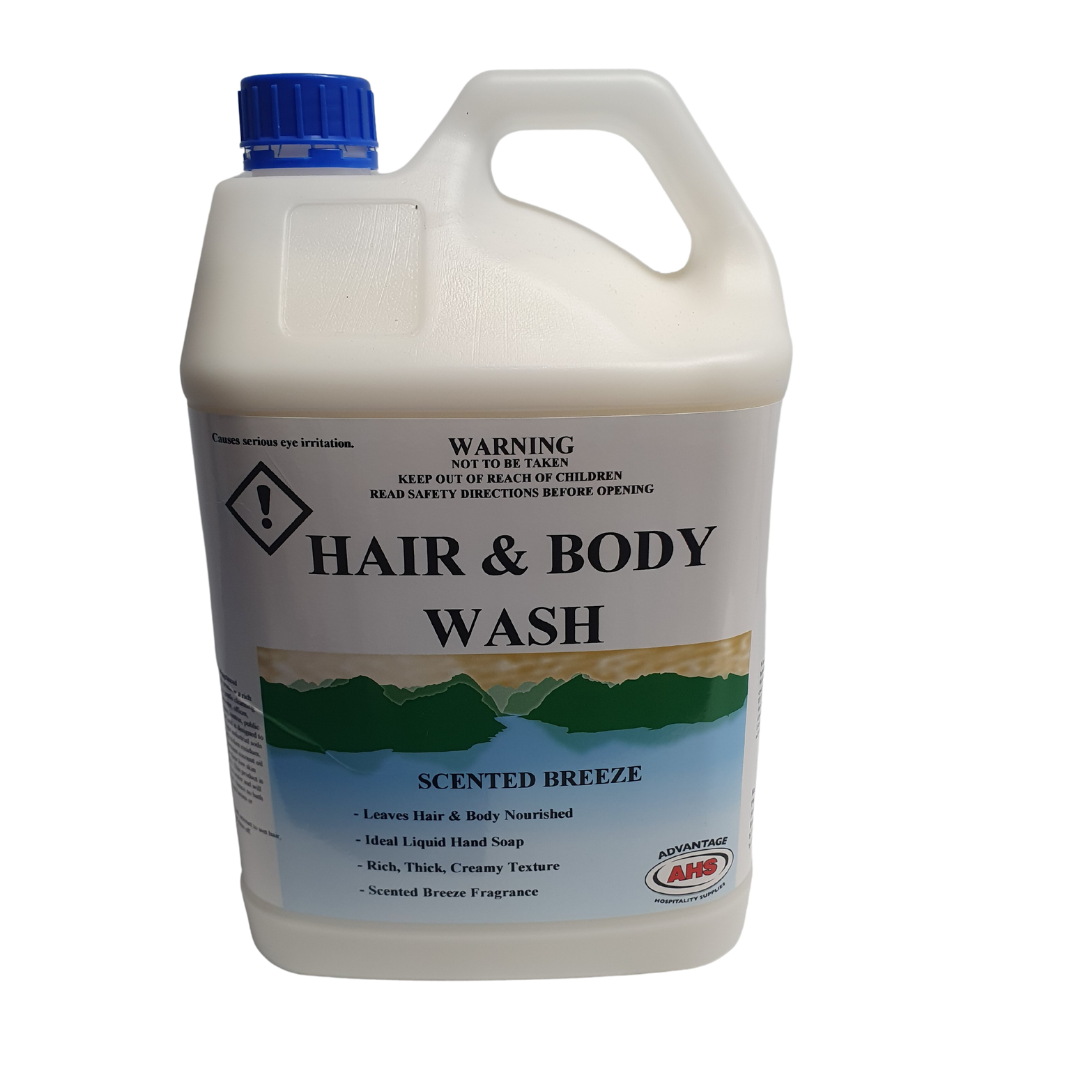 Hair &amp; Body Wash Scented Breeze | AHS, Volume: 5L