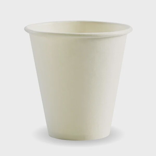 Cup Coffee (90mm) BioCup White SW 8oz | B
