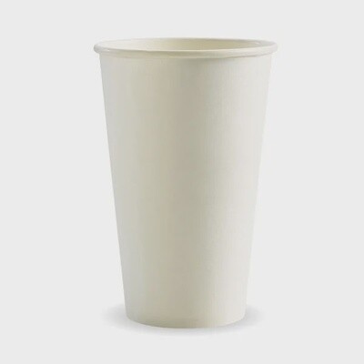 Cup Coffee (90mm) BioCup White SW 12oz | B