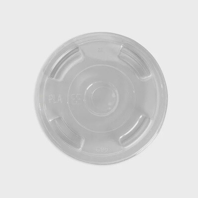 Cup Plastic BioCup (96mm) Lid Flat Hole | B
