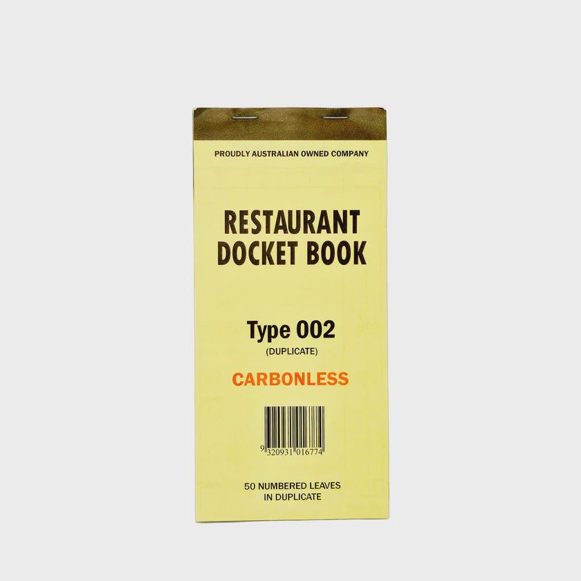 Docket Book Duplicate Restaurant (DB002) | M
