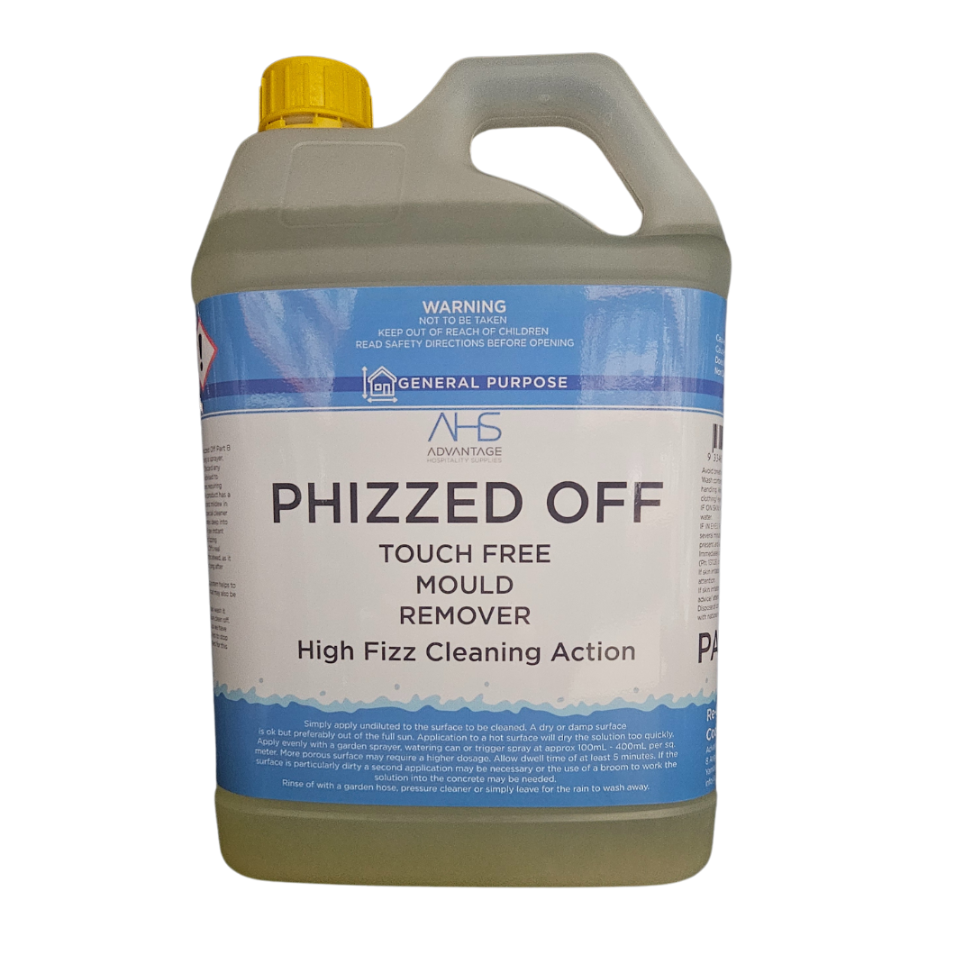 Phizzed Off Mould and Mildew Cleaner Part A | AHS, Volume: 5L