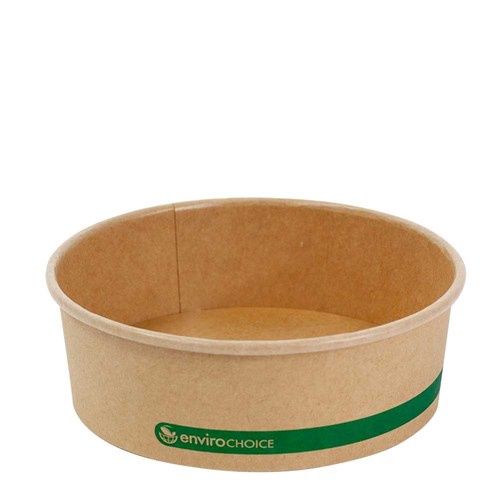 Container Round Heavyboard Kraft (Salad) 16oz | E